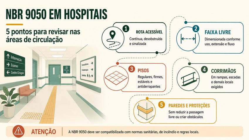 NBR 9050 em hospitais